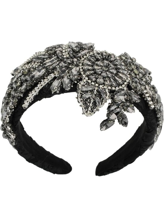 Elegant Rhinestone Headband for Women | Baroque Leaf Flower Hair Accessories main image 5